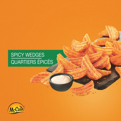 McCain Bistro Selects Wedges 9 Minutes Spicy 600 g (frozen)