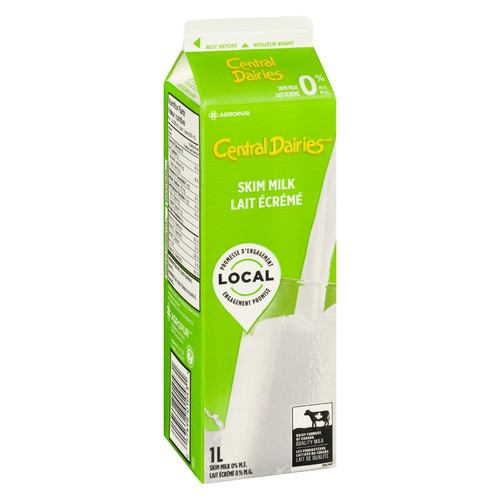 Central Dairies 0% Skim Milk 1 L