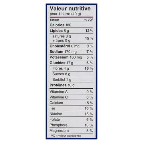 Kellogg's Vector Protein Cereal Bars Peanut 4 x 40 g