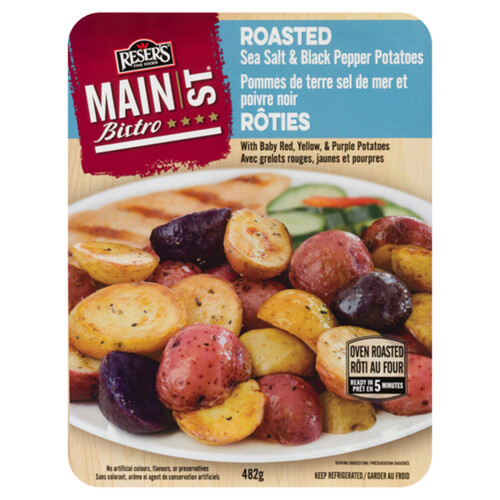 Reser's Main St. Bistro Potatoes Roasted Sea Salt & Black Pepper 482 g