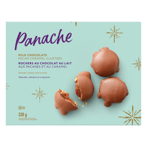 Panache Creamy Crunchy Milk Chocolate Pecan Clusters 330 g