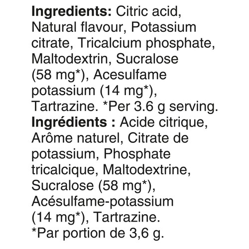 Crystal Light Drink Mix Lemonade 56.6 g