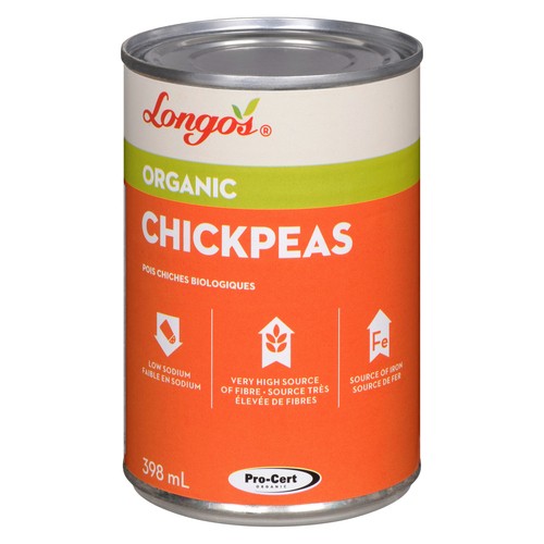 Longo's Organic Chickpeas 398 ml