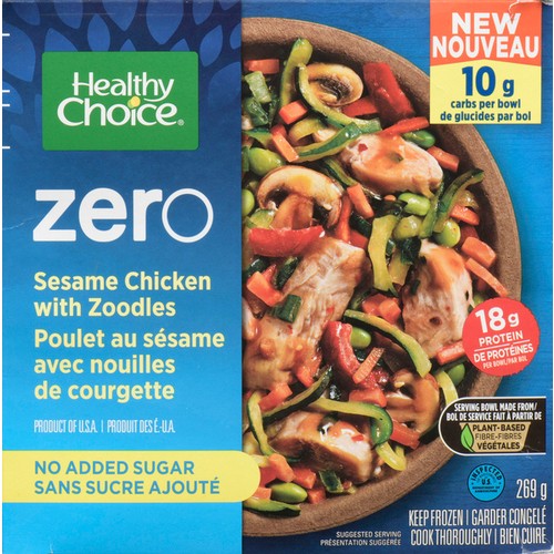 Healthy Choice Zero Sesame Chicken With Zoodles 269 g (frozen)