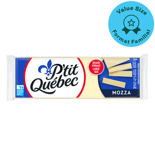 P'tit Quebec Block Cheese Mozzarella 600 g