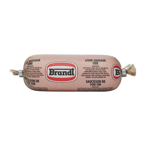 G. Brandt Meat Packers Ltd. Fine Chub Liver Sausage 125 g