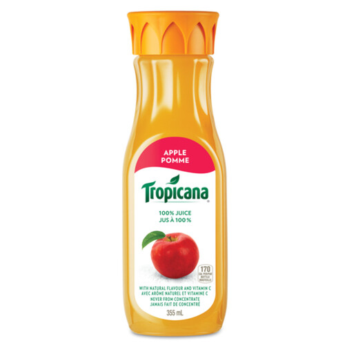 Tropicana 100% Apple Juice 355 ml