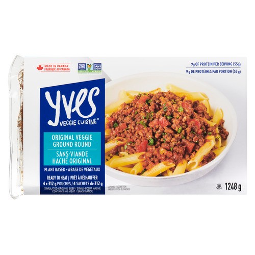 Yves Veggie Cuisine Original Veggie Ground Round 1.248 kg