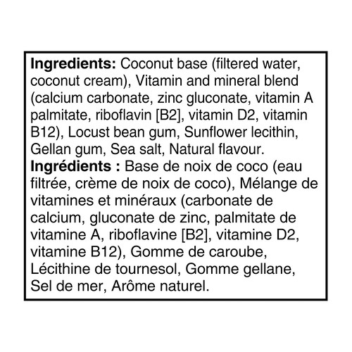 Silk Dairy-Free Coconut Beverage Unsweetened Original 1.89 L