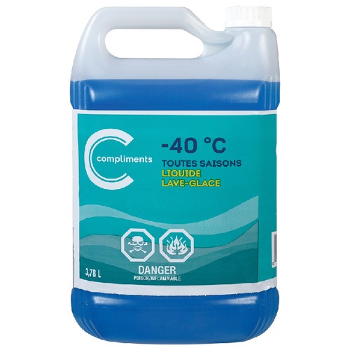 Compliments Windshield Washer Fluid -40C 3.78 L 