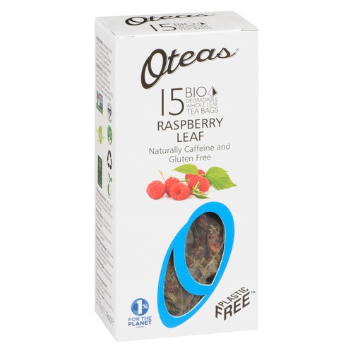 Oteas Tea Raspberry Leaf 15 Tea Bags