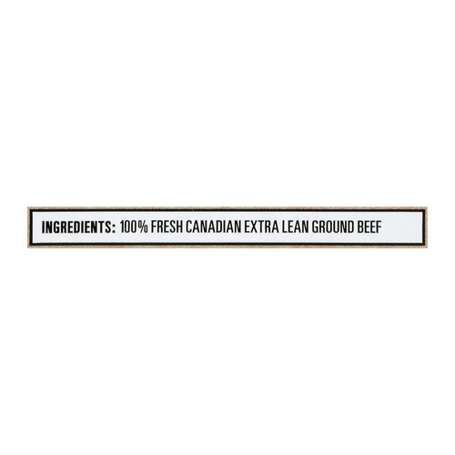 The Canadian Extra Lean 2 Pack Ground Beef Burgers