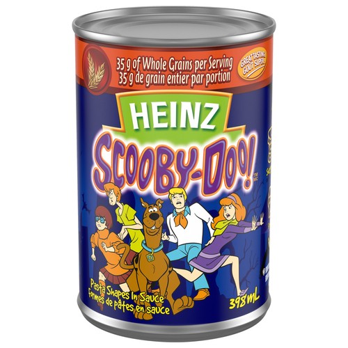 Heinz Scooby-Doo Shaped Pasta Whole Grain 398 ml