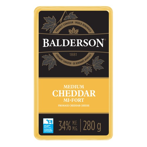Balderson Cheddar Cheese Medium 280 g