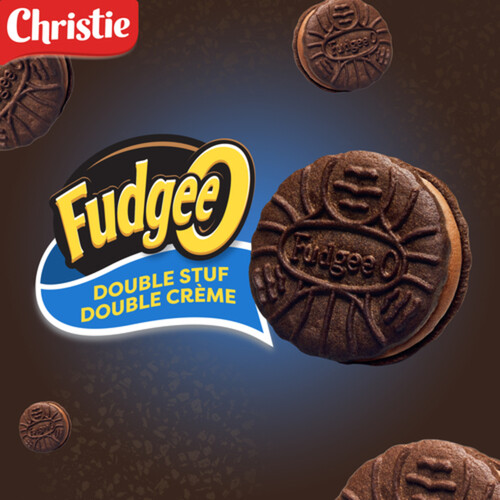 Fudgee-O Sandwich Cookies Double Stuf Creme Filled 303 g