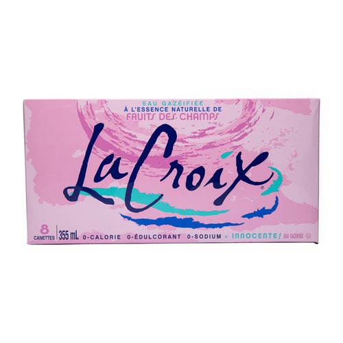 LaCroix Sparkling Water Berry 8 x 355 ml (cans)