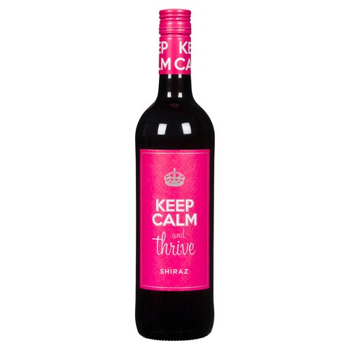 Keep Calm & Thrive Shiraz Wine Red 750 ml (bottle)