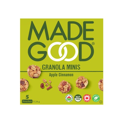 Made Good Organic Granola Minis Apple Cinnamon 5 x 24 g 