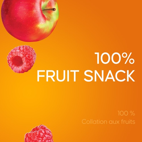 SunRype Fruit to Go 100% Fruit Snack Apple Raspberry 14 g