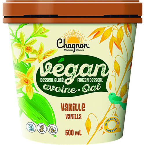 Chagnon Vegan Frozen Dessert Oat Vanilla 500 ml