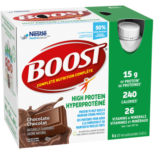 Boost High Protein Drink Chocolate 6 x 237 ml