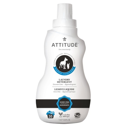 Attitude Furry Friends Laundry Detergent Coco Lime 1.04 L