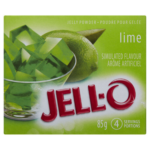 Jell-O Gelatin Jelly Powder Mix Lime 85 g