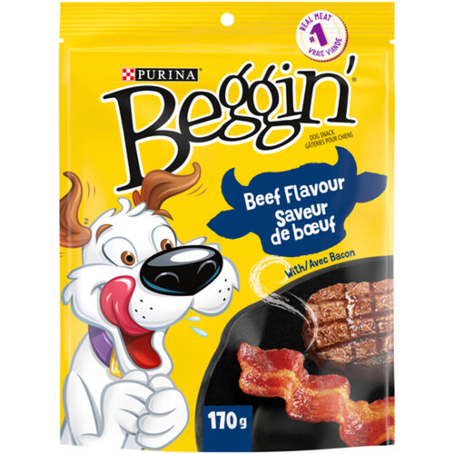 Purina Beggin' Dog Treats Beef Flavour 170 g