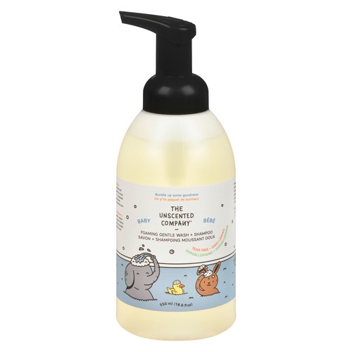 The Unscented Company Baby Foaming Gentle Wash Plus Shampoo 550 ml