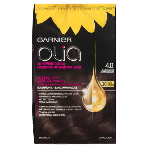 Garnier Olia 4.0 Dark Brown Hair Colour 