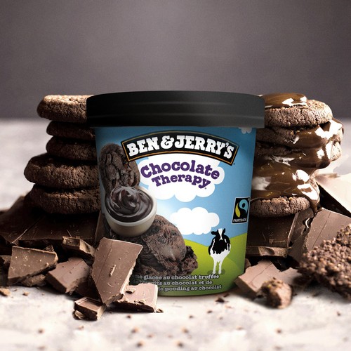 Ben & Jerry's Ice Cream Chocolate Therapy With Fairtrade Ingredients 473 ml