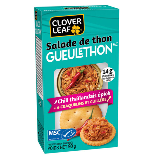 Clover Leaf Tuna Snacks Spicy Thai Chili 90 g