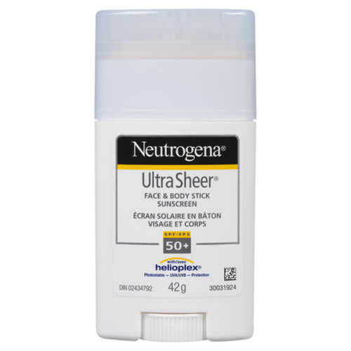 Neutrogena Ultra Sheer SPF 50 Face & Body Sunscreen Stick 42 g - Voilà  Online Groceries & Offers
