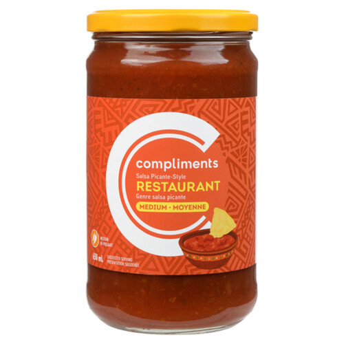 Compliments Salsa Medium Restaurant Style 650 ml