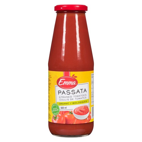 Emma Organic Passata Strained Tomatoes 660 g
