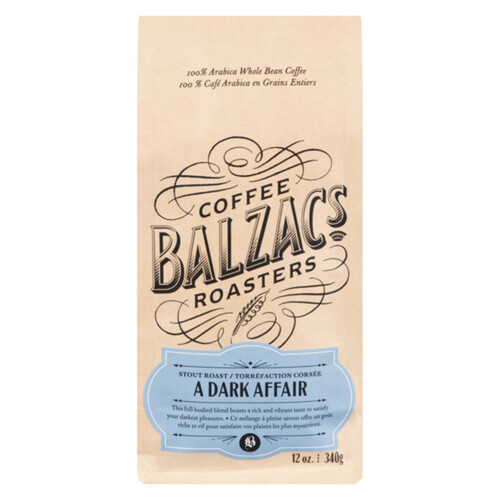 Balzac's Coffee Roasters Coffee Beans A Dark Affair 340 g