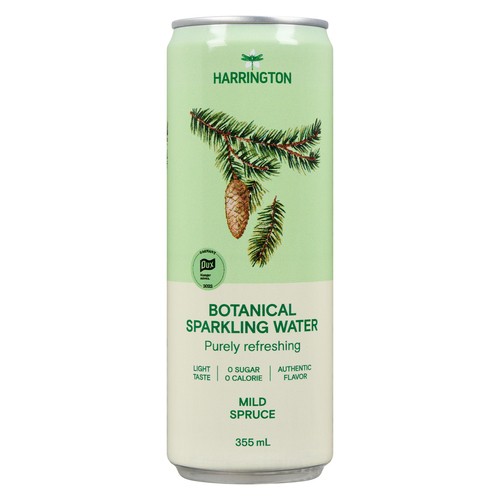 Harrington Sugar-Free Botanicals Sparkling Water Mild Spruce 355 ml (can)