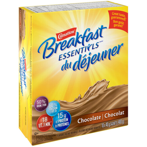 Carnation Breakfast Essentials Chocolate 10 x 40 g