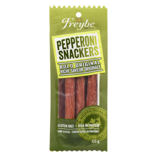 Freybe Gluten-Free Pepperoni Snackers Bold Original 125 g