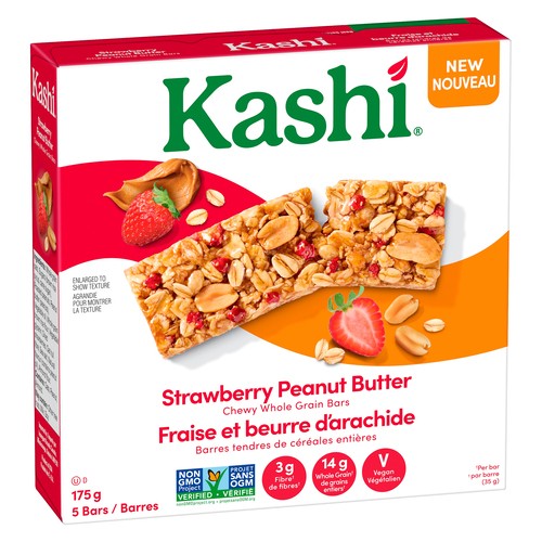 Kashi Chewy Whole Grain Bars Strawberry Peanut Butter 175 g