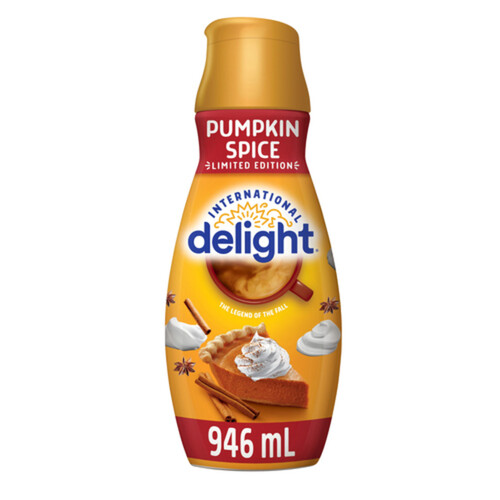 International Delight Coffee Enhancer Pumpkin Spice Limited Edition 946 ml