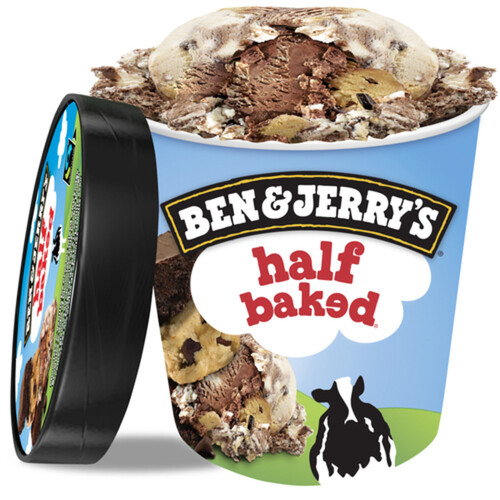 Ben & Jerry's Ice Cream Half Baked Chocolate & Vanilla 473 ml