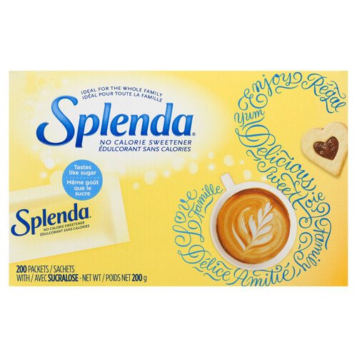 Splenda Sweetener Calorie Free 200 EA