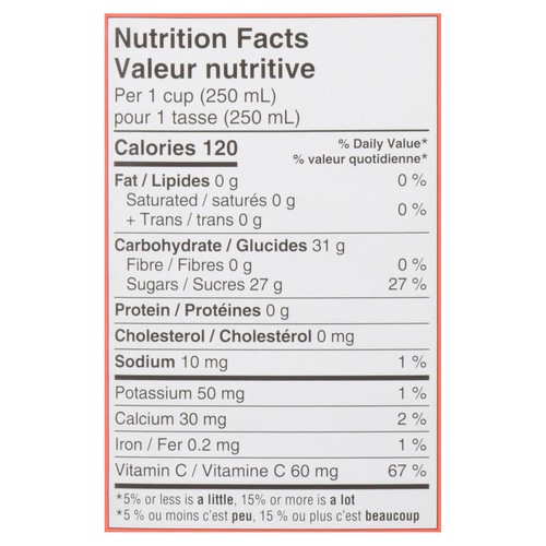 Compliments Juice Cranberry Cocktail 1.89 L (bottle)