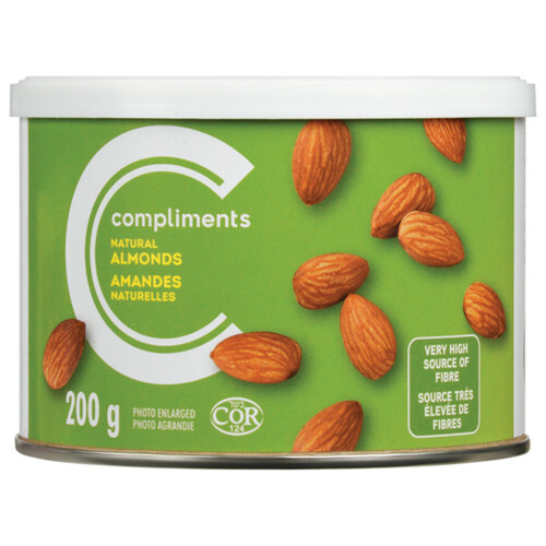 Compliments Almonds Natural 200 g