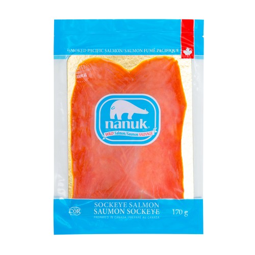 Nanuk Frozen Smoked Sockeye Salmon 170 g