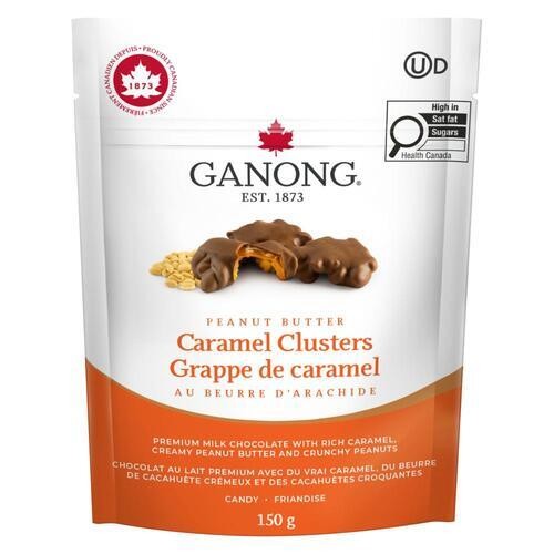 Ganong Caramel Clusters Peanut Butter 150 g