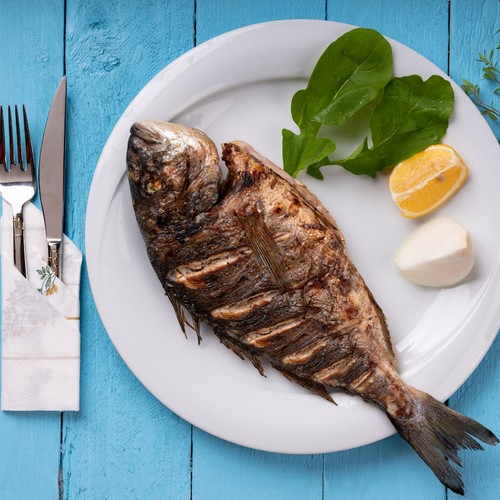 Ocean Jewel Frozen Fish European Seabream Raw 2 Pieces 640 g
