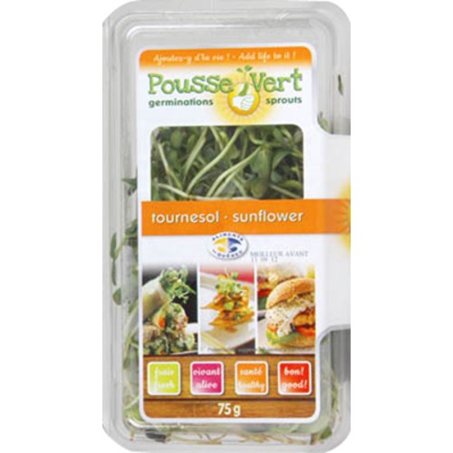 Pousse Vert Organic Sunflower Grows 75 g