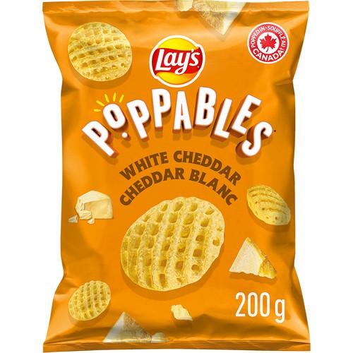 Lay’s Poppables Potato Snacks White Cheddar Flavoured 200 g